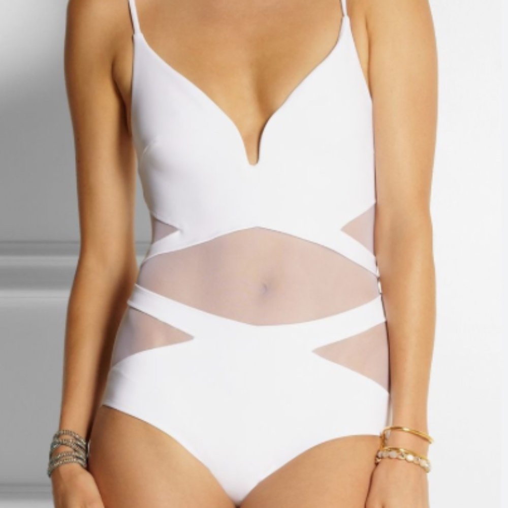 Zimmermann White One Piece Swimsuit 0